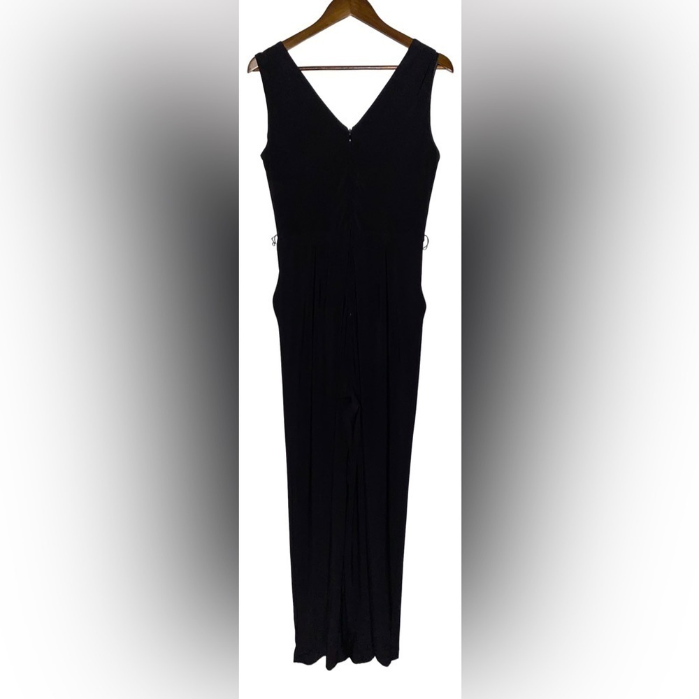 Vintage Leslie Fay Jumpsuit Women 10 Elegant Dark Romantic Whimsigoth